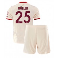 Bayern Munich Thomas Muller #25 Replica Third Minikit 2024-25 Short Sleeve (+ pants)